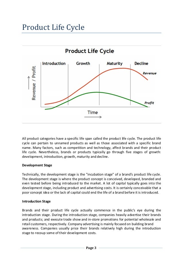 Life cycles of brands essay product life cycle